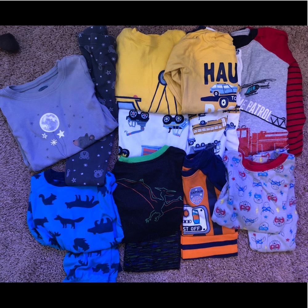 toddler boy PJ lot